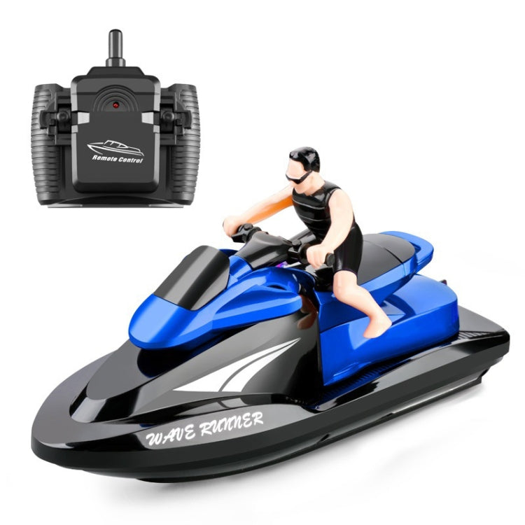 809 2.4G Remote Control Motor Speed Boat High Speed Electric Yacht Model Children Water Toys, Specification Single Battery (Blue) - RC Boats by buy2fix | Online Shopping UK | buy2fix