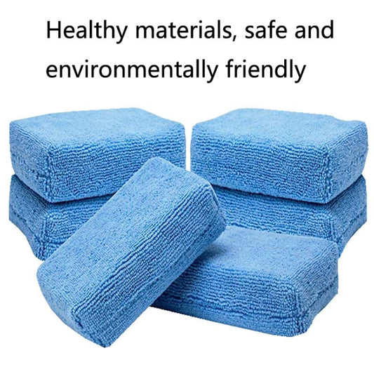 FJDLK-001 Microfiber Car Washing Cleaning Waxing Polishing Sponge Towel Cloth Square Car Care Tools 3cm Thick(12x8x4cm) by buy2fix