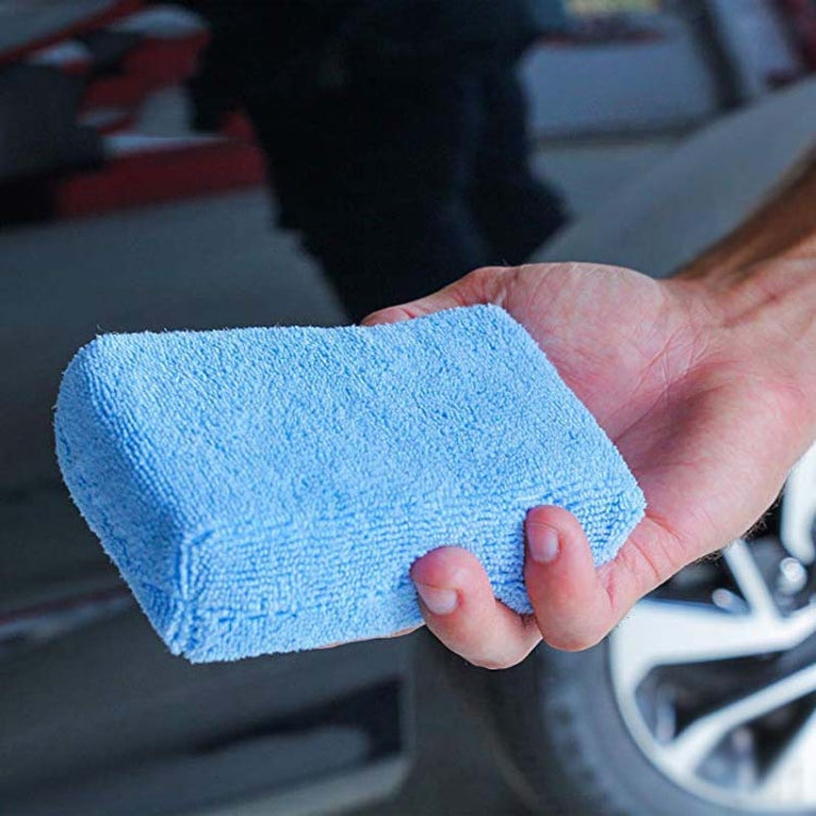 10 PCS / Set FJDLK-001 Microfiber Car Washing Cleaning Waxing Polishing Sponge Towel Cloth Square Car Care Tools 4cm Thick(12x8x4cm) - In Car by buy2fix | Online Shopping UK | buy2fix