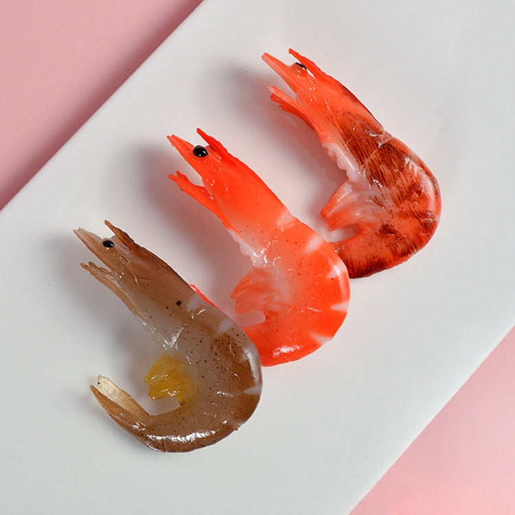 3 PCS Simulation Shrimp Camera Props Children Play House Toys(Big Red Shrimp) - Food Props by buy2fix | Online Shopping UK | buy2fix