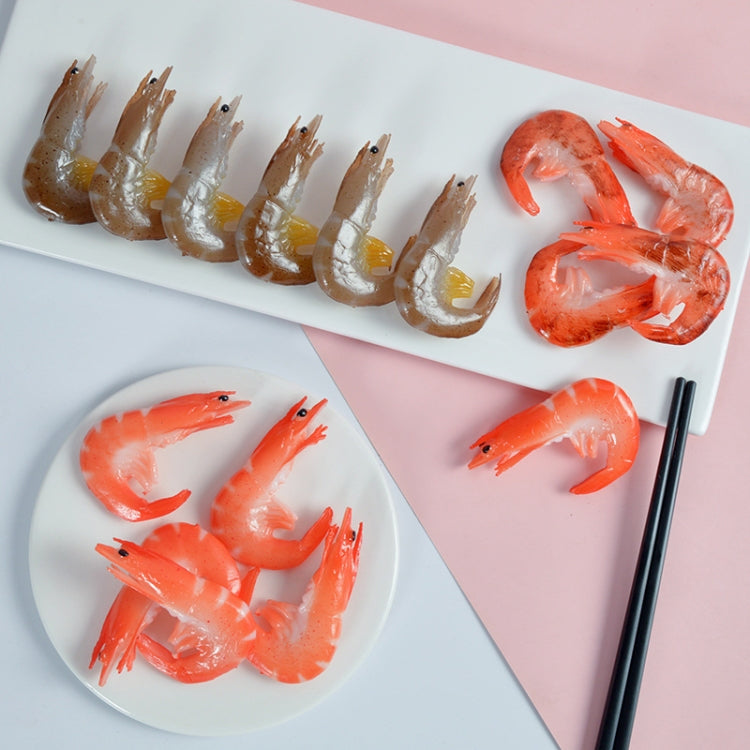 3 PCS Simulation Shrimp Camera Props Children Play House Toys(Big Grilled Shrimp) - Food Props by buy2fix | Online Shopping UK | buy2fix