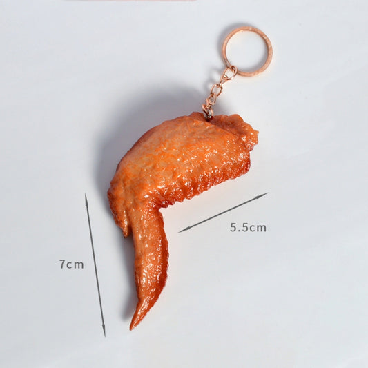 3 PCS Chicken Wings Keychain Simulation Food Model Toy Shooting Props - Food Props by buy2fix | Online Shopping UK | buy2fix