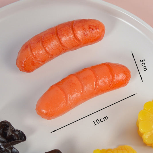 3 PCS Hot Dog Simulation Food Model Photo Photography Props - Food Props by buy2fix | Online Shopping UK | buy2fix