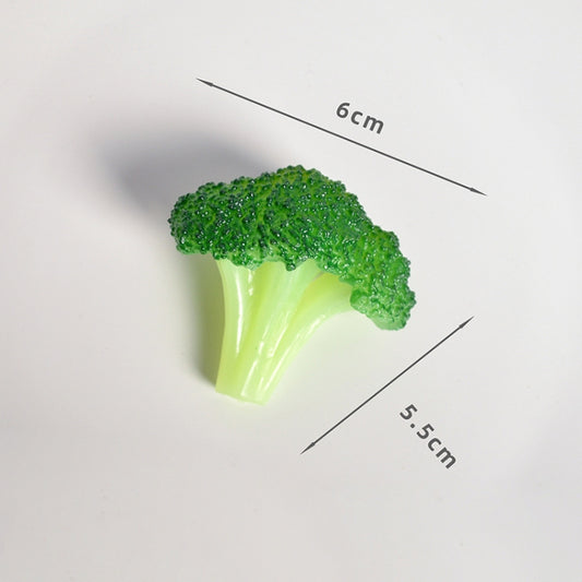 4 PCS Broccoli Simulation Food Model Photo Photography Props by buy2fix