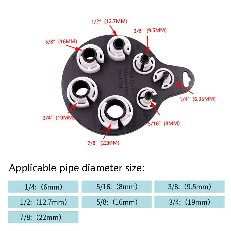 4 PCS Tracheer Dedicated Disassembled Automobile Air Conditioning Repair Tool(Air-conditioning Tubing Disassembler) - Hand Tool Sets by buy2fix | Online Shopping UK | buy2fix