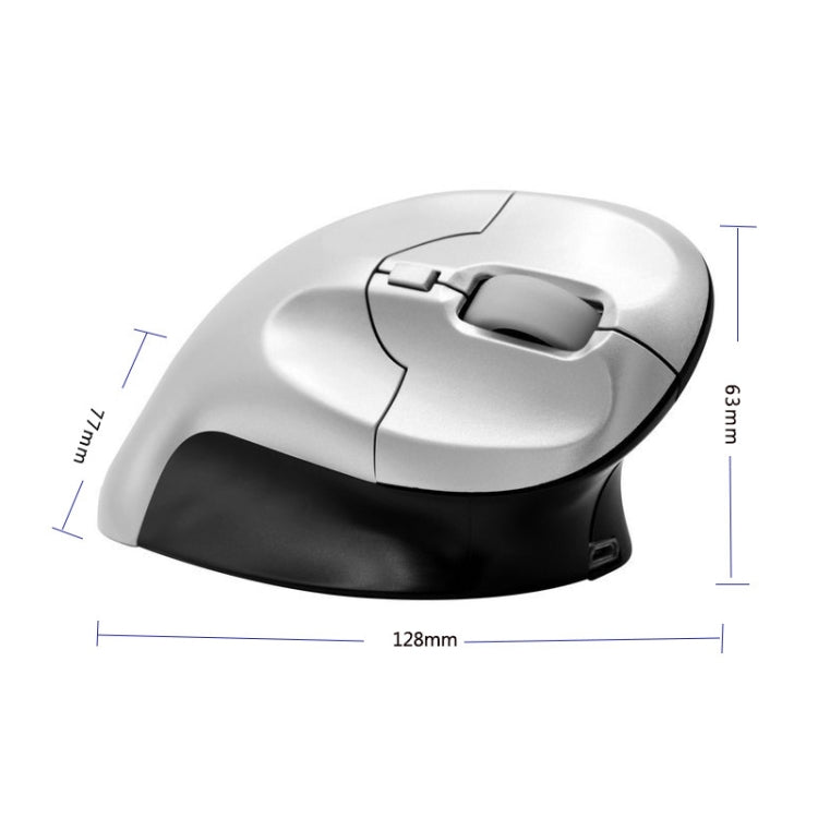 G70 Wireless & Wired Vertical Mouse Ergonomic Optical Mouse, Style: Wireless Charging Version by buy2fix