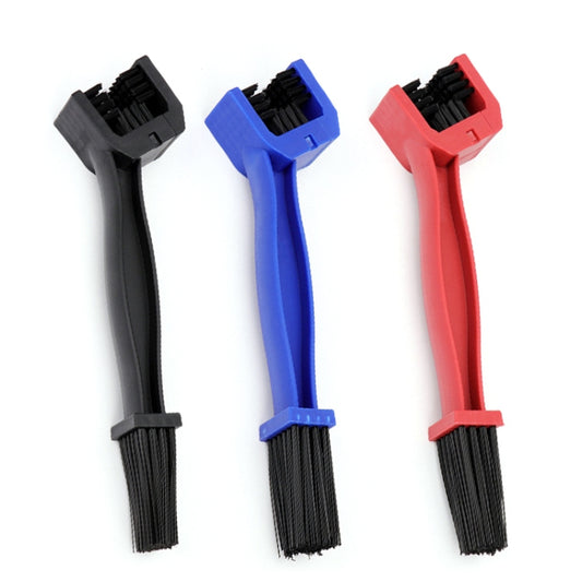 5 PCS BG-7168 Bicycle And Motorcycle Cleaning Brush Three-Sided Chain Brush, Colour: Black by buy2fix