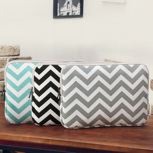 LiSEN LS-525 Wavy Pattern Notebook Liner Bag, Size: 13 inches(Light Green) by LiSEN