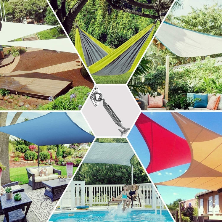 24 in 1 304 Stainless Steel Fixed Shade Sail Accessories Diamond Buckle Flower Basket Spring Buckle, Spec: M6 Set - Tents & Accessories by buy2fix | Online Shopping UK | buy2fix