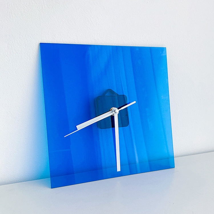 Translucent Acrylic Clock Studio Background Ornament Photo Props - Acrylic Props by buy2fix | Online Shopping UK | buy2fix