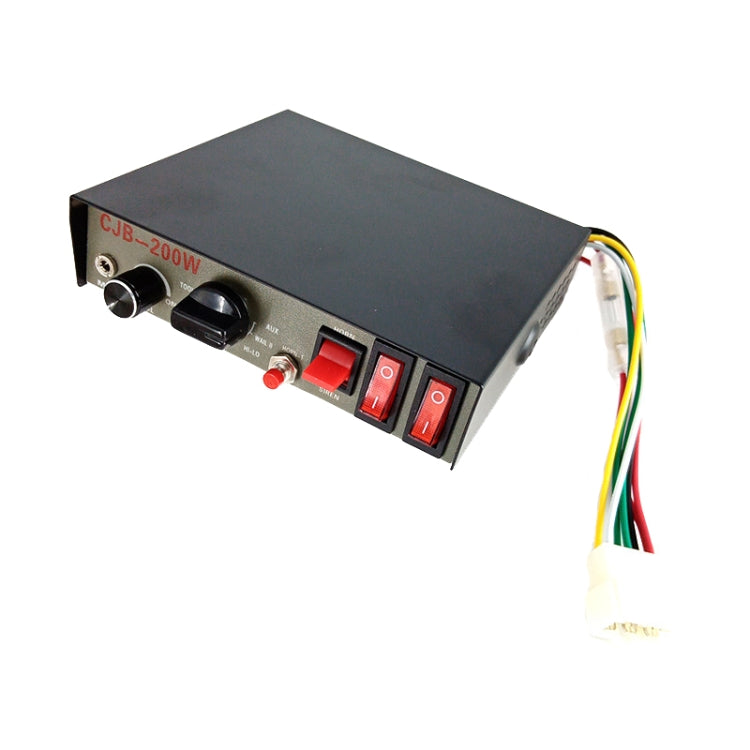 200W 12/24V Car Alert Host With Shoutlers 9 Sound Car Alarm Speaker - Security Alarm System by buy2fix | Online Shopping UK | buy2fix