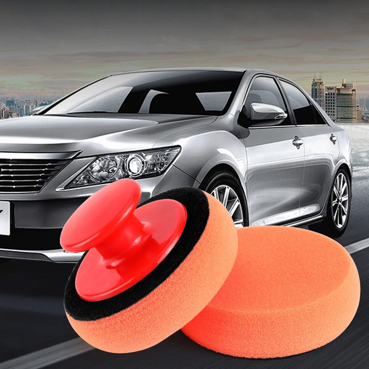 3 Sets Handle Polished Waxing Sponge Car Waxing Wash Tool(3 Handle +12 Sponge) - Polishing Machine & Accessories by buy2fix | Online Shopping UK | buy2fix