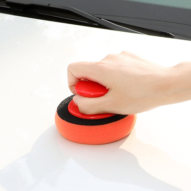 3 Sets Handle Polished Waxing Sponge Car Waxing Wash Tool(3 Handle +12 Sponge) - Polishing Machine & Accessories by buy2fix | Online Shopping UK | buy2fix