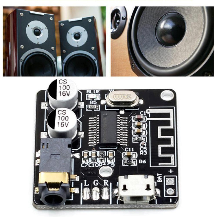 3 PCS DIY Bluetooth 4.1 Audio Receiver Module MP3 Bluetooth Decoder Board Car Speaker Audio Amplifier Board(Black) - Other Accessories by buy2fix | Online Shopping UK | buy2fix
