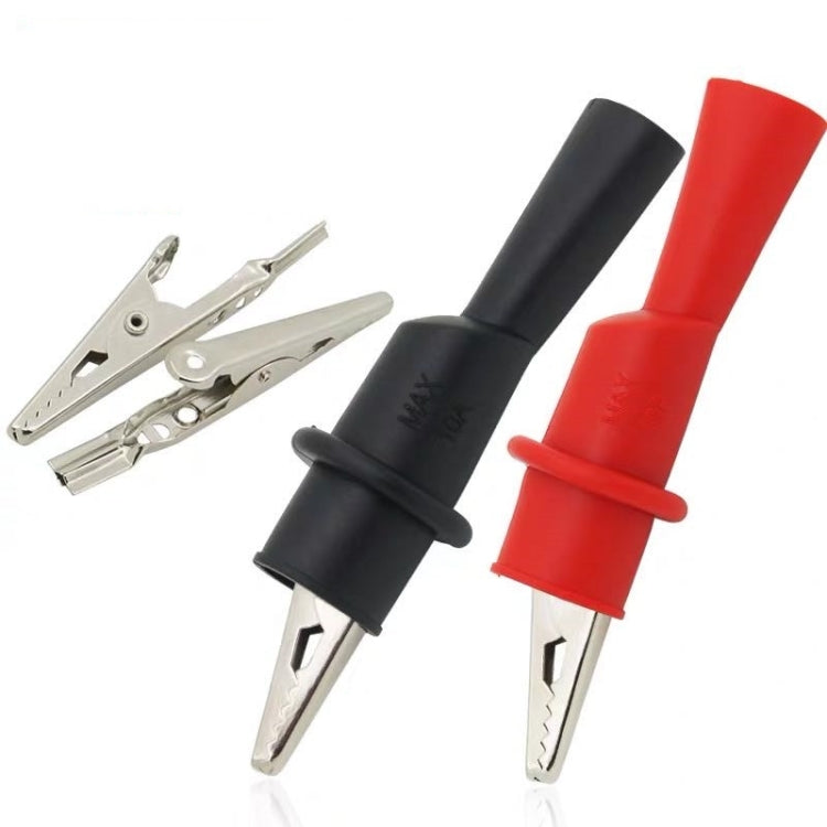 10 Pairs Multimeter Crocodile Clip Capacitor Clip Cover Pen Universal Accessories Connector Test Clip - Other Tester Tool by buy2fix | Online Shopping UK | buy2fix
