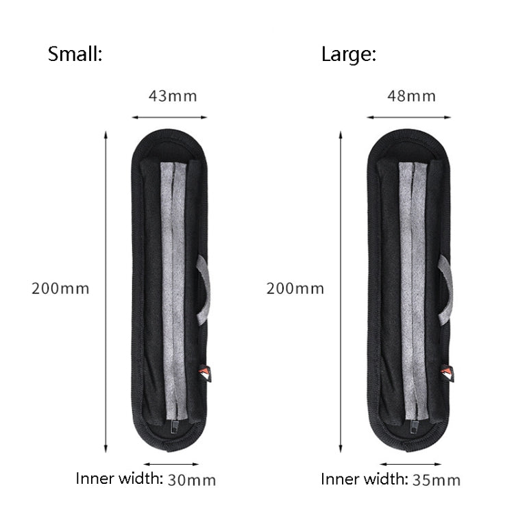 10 PCS G12S Headset Earphone Protection Cover Neoprene Head Beam Protection Pad(Small-Black) - Earmuff & Pad by buy2fix | Online Shopping UK | buy2fix