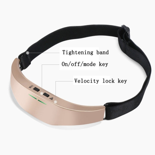 Head Massager Wireless Micro Current Intelligent EMS Sleeper(Gold) by buy2fix