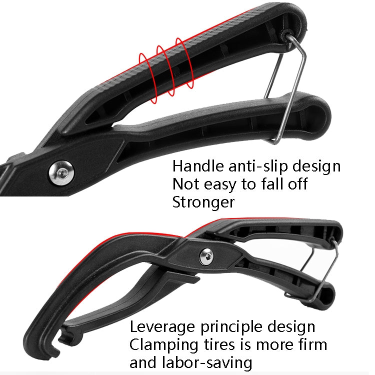 Bicycle Tire Pliers Loaded Tire Repair Tools Mountain Bike Clip Tire Pliers(Black) - Maintenance tools by buy2fix | Online Shopping UK | buy2fix