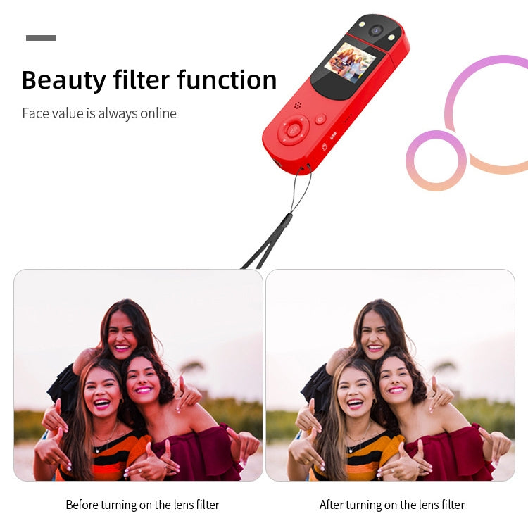 D2 HD 1080P Multi-Function Digital Video Camera Sports DV Camera Live Computer Camera Recorder(Orange) - Video Cameras by buy2fix | Online Shopping UK | buy2fix