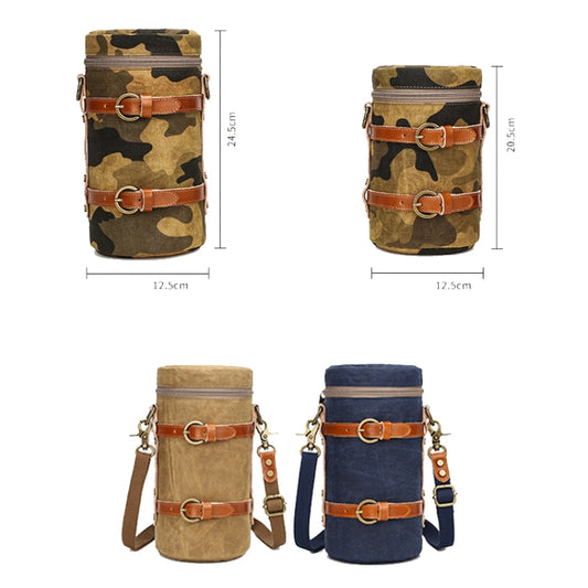 K-807 SLR Camera Storage Bag Waterproof Canvas Photography Liner Bag, Colour: S (Blue) by buy2fix