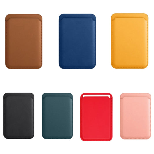 MagSafe Magnetic Leather Card Case Holster For iPhone (California Poppy) - Card & Passport Bags by buy2fix | Online Shopping UK | buy2fix