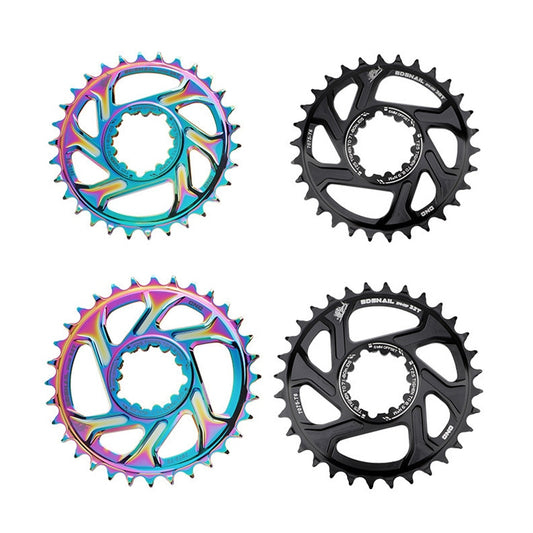 BDSNAIL Mountain Bike Single Disk GXP Direct-Shaped Integrated Disk Positive And Negative Tooth Disc, Colour: 30T (Black) by buy2fix