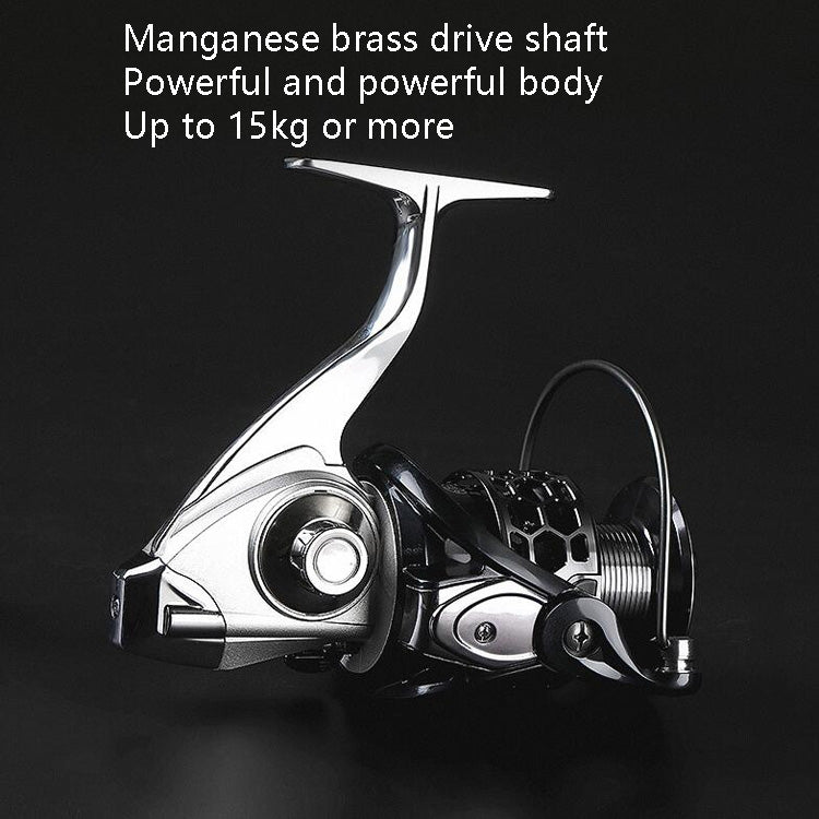 13-Axis Anti-Seawater Fishing Wheel Full Metal Spinning Wheel Iron Board Ship Fishing Wheel, Specification: 5000 Type - Fishing Reels by buy2fix | Online Shopping UK | buy2fix
