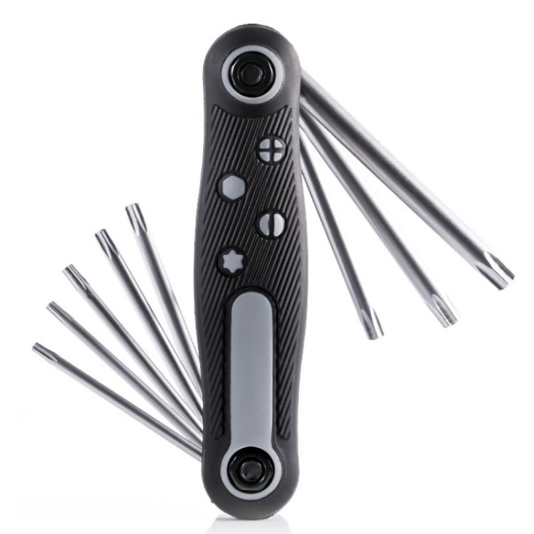 8 In 1 Bicycle Repair Portable Folding Allen Wrench(Torx) - Maintenance tools by buy2fix | Online Shopping UK | buy2fix