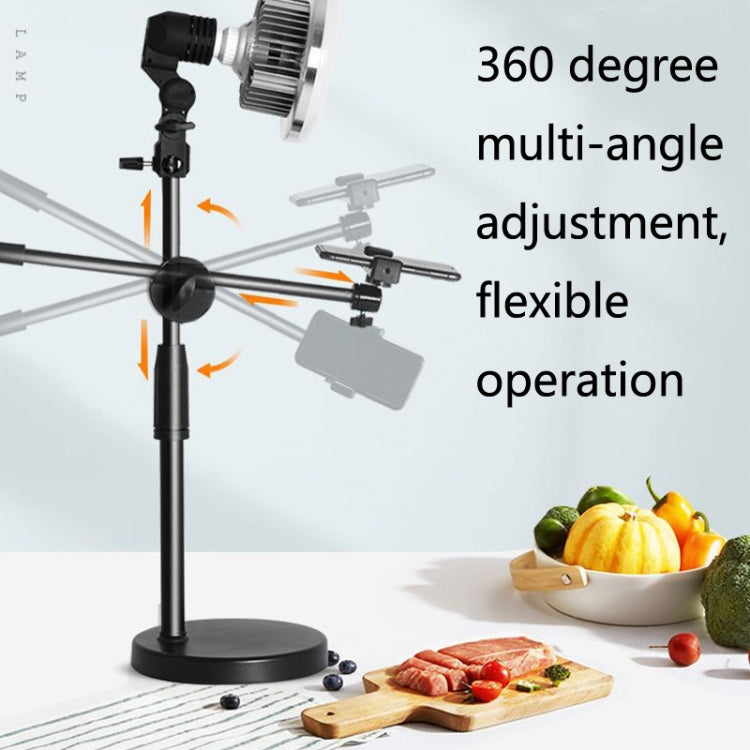 Mobile Phone Live Support Shooting Gourmet Beautification Fill Light Indoor Jewelry Photography Light, Style:500W Mushroom Lamp + Stand - Selfie Light by buy2fix | Online Shopping UK | buy2fix