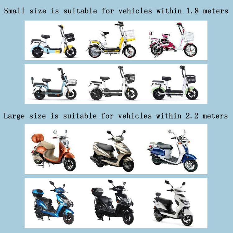 General Rain And Dustproof PEVA Car Cover For Motorcycles And Electric Vehicles, Specification: 180x120cm(Sun Flower) - Raincoat by buy2fix | Online Shopping UK | buy2fix