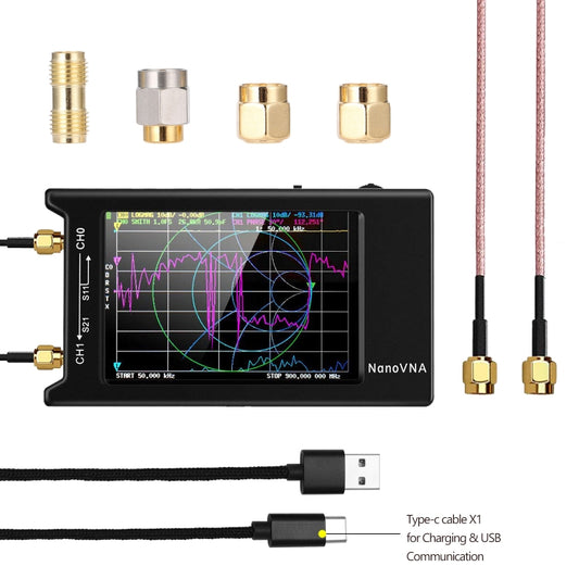 NanoVNA-H4  4 Inch Full View LCD Screen 50Khz-1.5Ghz VNA HF VHF UHF UV Vector Network Analyzer - Other Tester Tool by buy2fix | Online Shopping UK | buy2fix