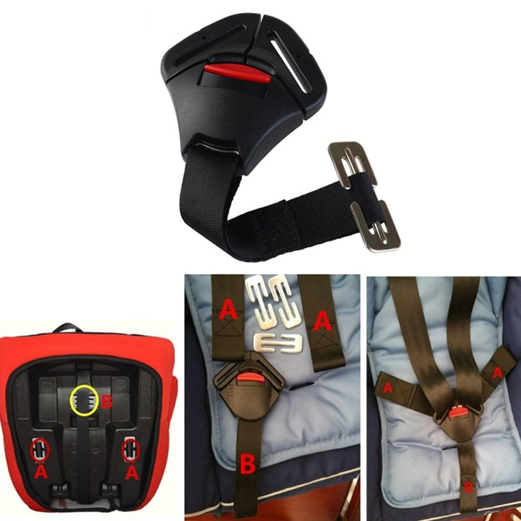 CA-00200 Universal Car Child Safety Seat Accessories Standard Five-Point Snap-Clad With Lock Buckle ISOFIX Interface - Seat Accessories by buy2fix | Online Shopping UK | buy2fix