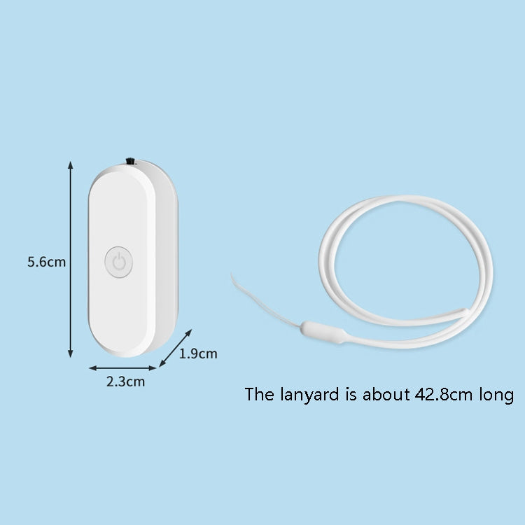 EP206 Hanging Neck Negative Ion Necklace Air Purifier(White) - Air Purifiers & Accessories by buy2fix | Online Shopping UK | buy2fix