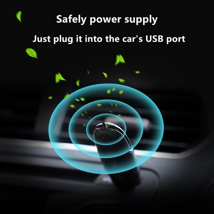 EP204 Portable USB Car Negative Ion Air Purifier(Black) - Air Purifier by buy2fix | Online Shopping UK | buy2fix