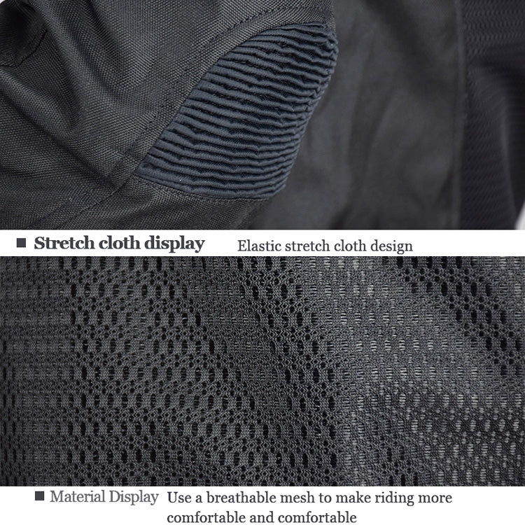 GHOST RACING GR-Y05 Motorcycle Cycling Cloth Men Knight Racing Jacket Keep Warm Anti-Fall Locomotive Off-Road Suit, Size: XXL(Black) by GHOST RACING