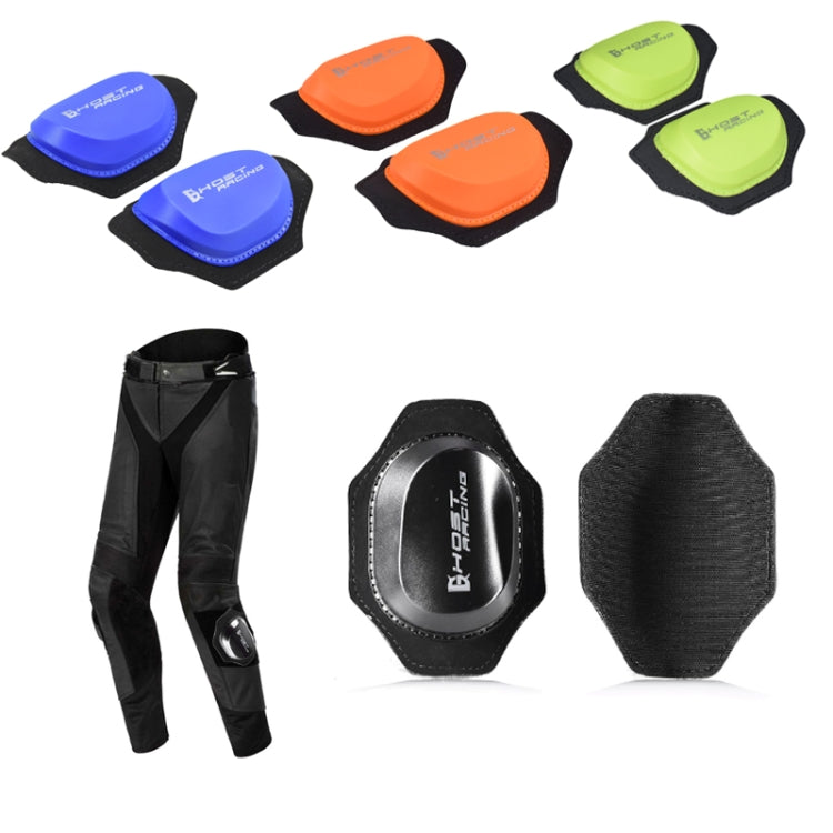 GHOST RACING GR-MB01 Motorcycle Protective Gear Knee Protective Abrasion(Fluorescent Green) by GHOST RACING