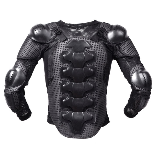 GHOST RACING F060 Motorcycle Armor Suit Riding Protective Gear Chest Protector Elbow Pad Fall Protection Suit, Size: XXXL(Black) by GHOST RACING