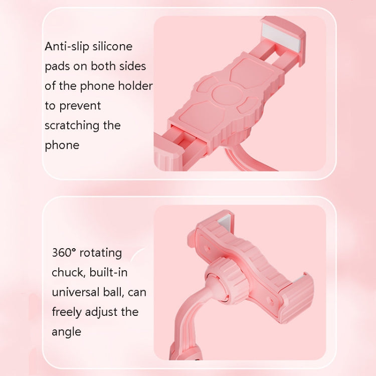 Cat Claw Telescopic Mobile Phone Holder Multifunctional Desktop Live Lazy Bracket(Cherry Pink) - Stand by buy2fix | Online Shopping UK | buy2fix