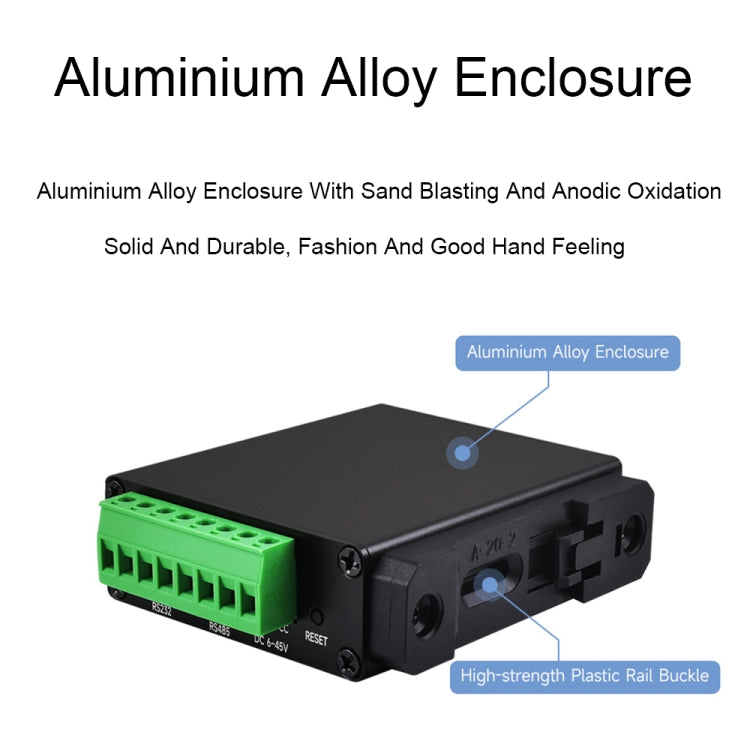 Waveshare RS232 RS485 To RJ45 Ethernet Serial Server, Spec: RS232 RS485 TO ETH (B) by Waveshare