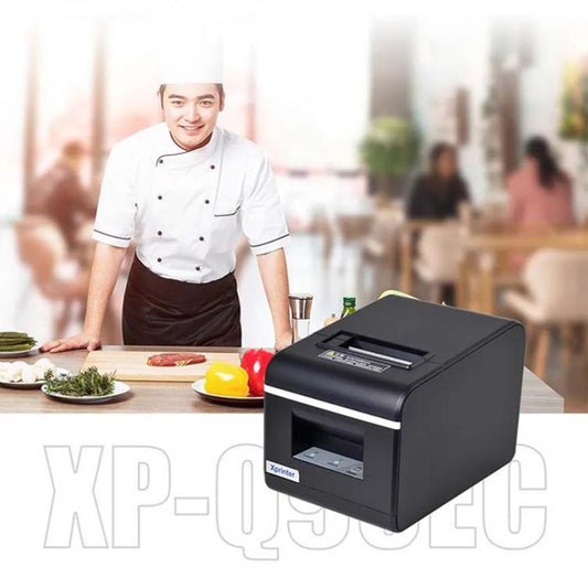 Xprinter XP-Q90EC 58mm Portable Express List Receipt Thermal Printer, Style:LAN Port(EU Plug) by Xprinter