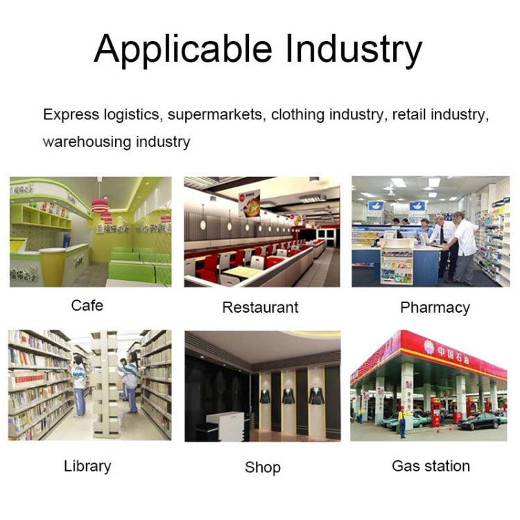 Xprinter XP-D230H 80mm Thermal Express List Printer with Sound and Light Alarm, Style:LAN Port(US Plug) by Xprinter