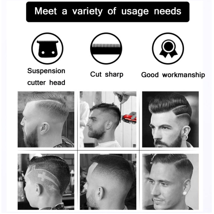 Hair Clipper Replacement Blade Household Electric Clipper Accessories(Silver) - Haircutting Scissors Parts by buy2fix | Online Shopping UK | buy2fix