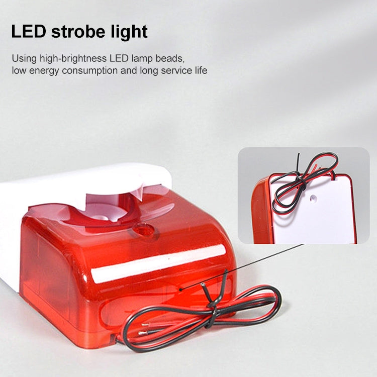 LY-103 Sound And Light Alarm Emergency Call For Help Connection Type Alarm, Specification: 24V (Red) - Others Alarm by buy2fix | Online Shopping UK | buy2fix