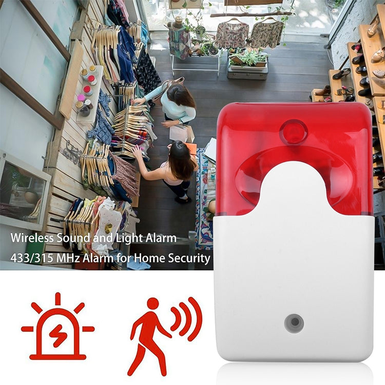 LY-103 Sound And Light Alarm Emergency Call For Help Connection Type Alarm, Specification: 12V (Red) - Others Alarm by buy2fix | Online Shopping UK | buy2fix