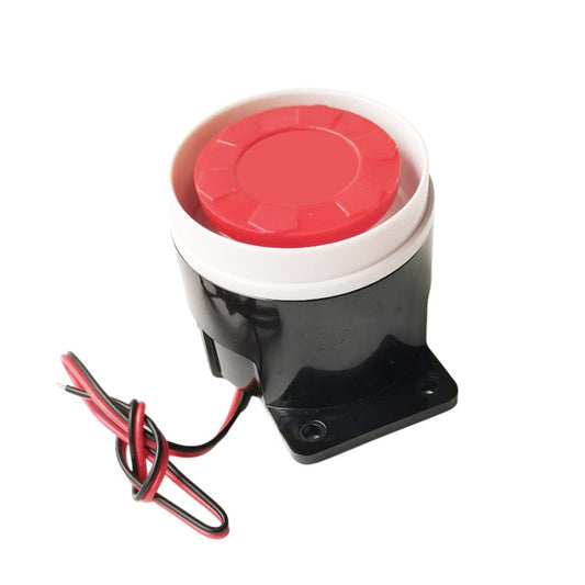 BJ-1K High-Decibel Active Buzzer Dual Audio Electronic Siren Alarm Wall-Mounted Anti-Theft Buzzer, Voltage: 24V(Red White Black) by buy2fix