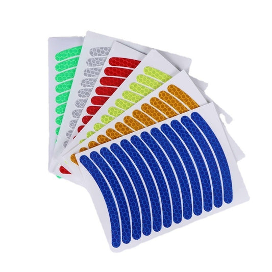 Jg-Phc-12 Children Bicycle Scooter Reflective Sticker Night Warning Riding Contour Sticker(Blue) by buy2fix