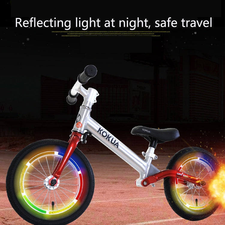 Jg-Phc-12 Children Bicycle Scooter Reflective Sticker Night Warning Riding Contour Sticker(Fluorescence Yellow) by buy2fix