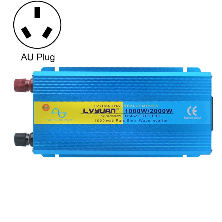 LVYUAN 2000W Car Home Pure Sine Wave Solar Inverter, Specification: 12V To 220V AU Plug - In Car by LVYUAN | Online Shopping UK | buy2fix