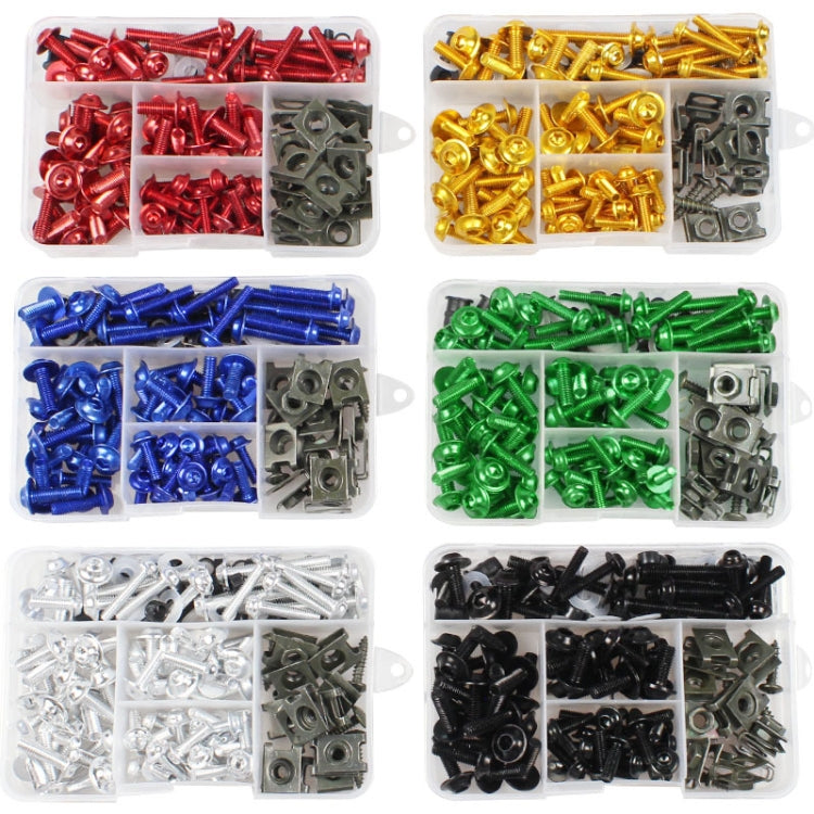 177 PCS/ Box Motorcycle Modification Accessories Windshield Cover Set Screw(Red) - Others by buy2fix | Online Shopping UK | buy2fix