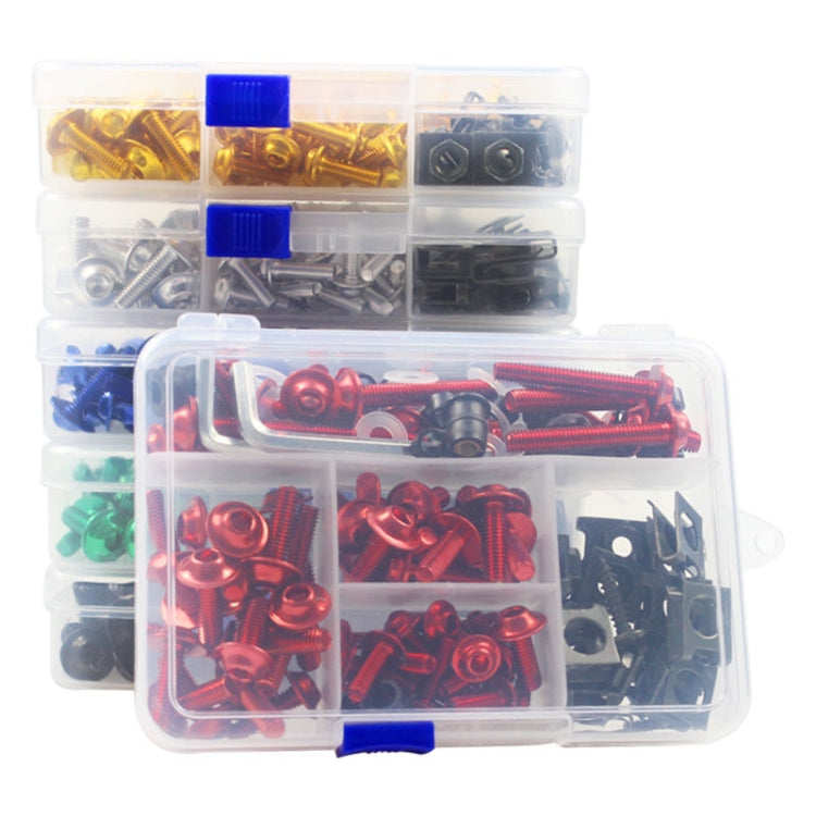 177 PCS/ Box Motorcycle Modification Accessories Windshield Cover Set Screw(Silver) - Others by buy2fix | Online Shopping UK | buy2fix